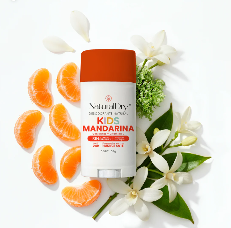 Desodorante Natural Kids Mandarina – NaturalDry