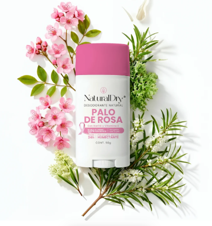 Desodorante Natural Palo de Rosa – NaturalDry