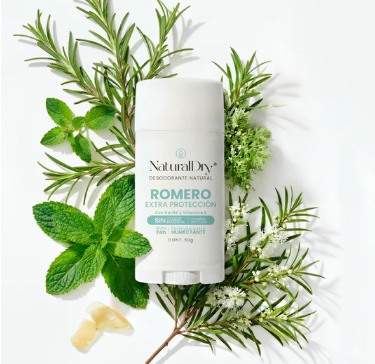 Desodorante Natural MEN Romero Extra Protección – NaturalDry