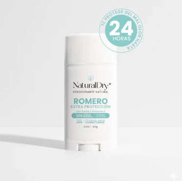 Desodorante Natural MEN Romero Extra Protección – NaturalDry