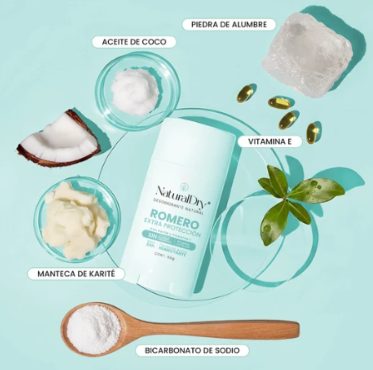 Desodorante Natural MEN Romero Extra Protección – NaturalDry