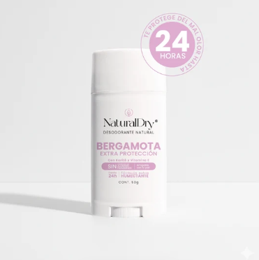 Desodorante Natural Bergamota Extra Protección – NaturalDry