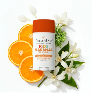 Desodorante Natural Kids Naranja Piel Sensible – NaturalDry