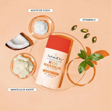 Desodorante Natural Kids Naranja Piel Sensible – NaturalDry