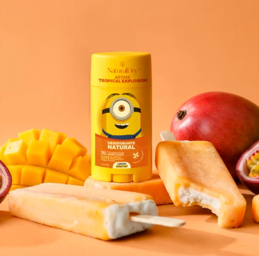Desodorante Natural Kids Minions Tropical Explosion Piel Sensible – NaturalDry
