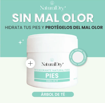 Desodorante Natural para Pies Tea Tree – NaturalDry