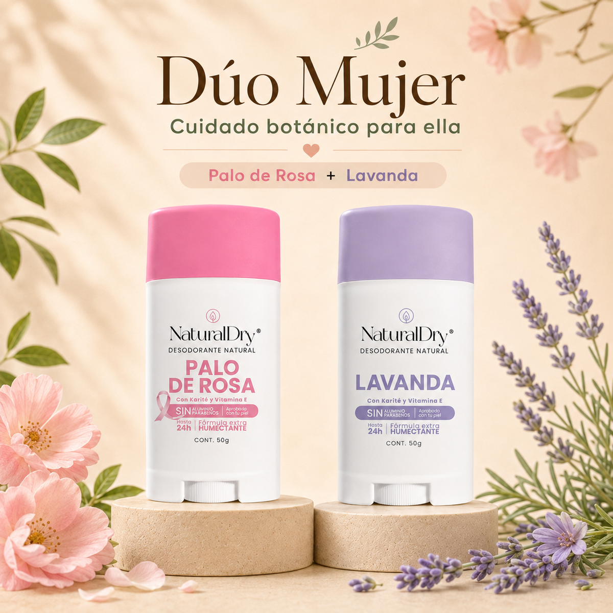 Dúo Mujer – Palo de Rosa + Lavanda