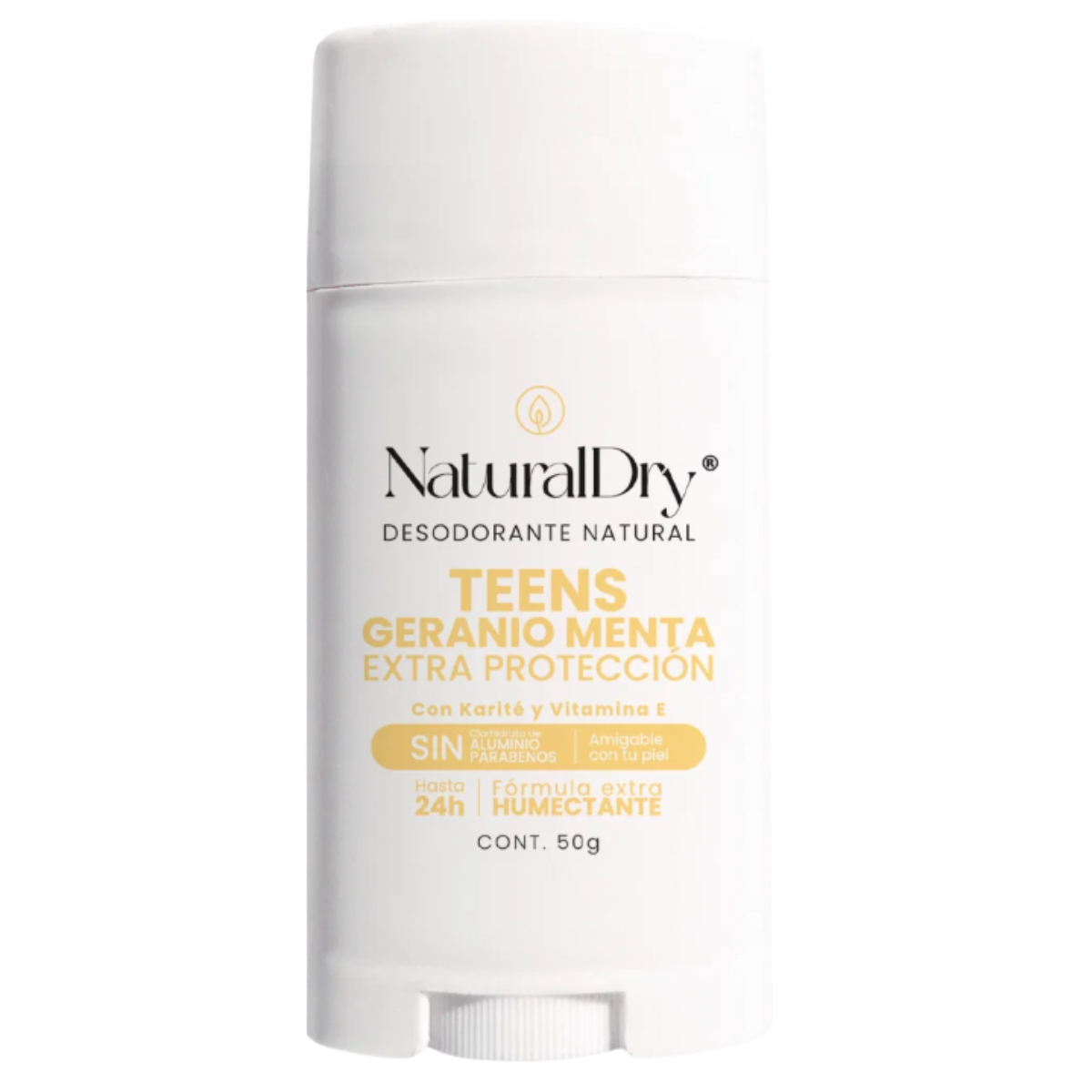 Desodorante Natural Teens Geranio Menta – NaturalDry
